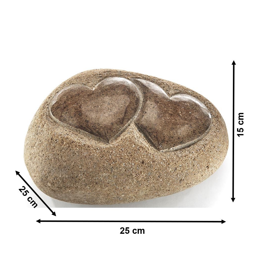 Kobolo Dekoobjekt Dekostein HEART aus Naturstein (1 St)