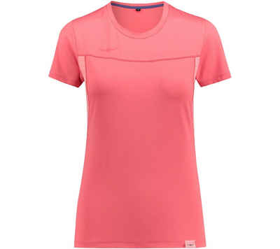 Kaikkialla Rundhalsshirt KAIKKIALLA Airi Wander-Shirt geruchsneutralisierendes Damen Lauf T-Shirt Fitness-Shirt Rosa