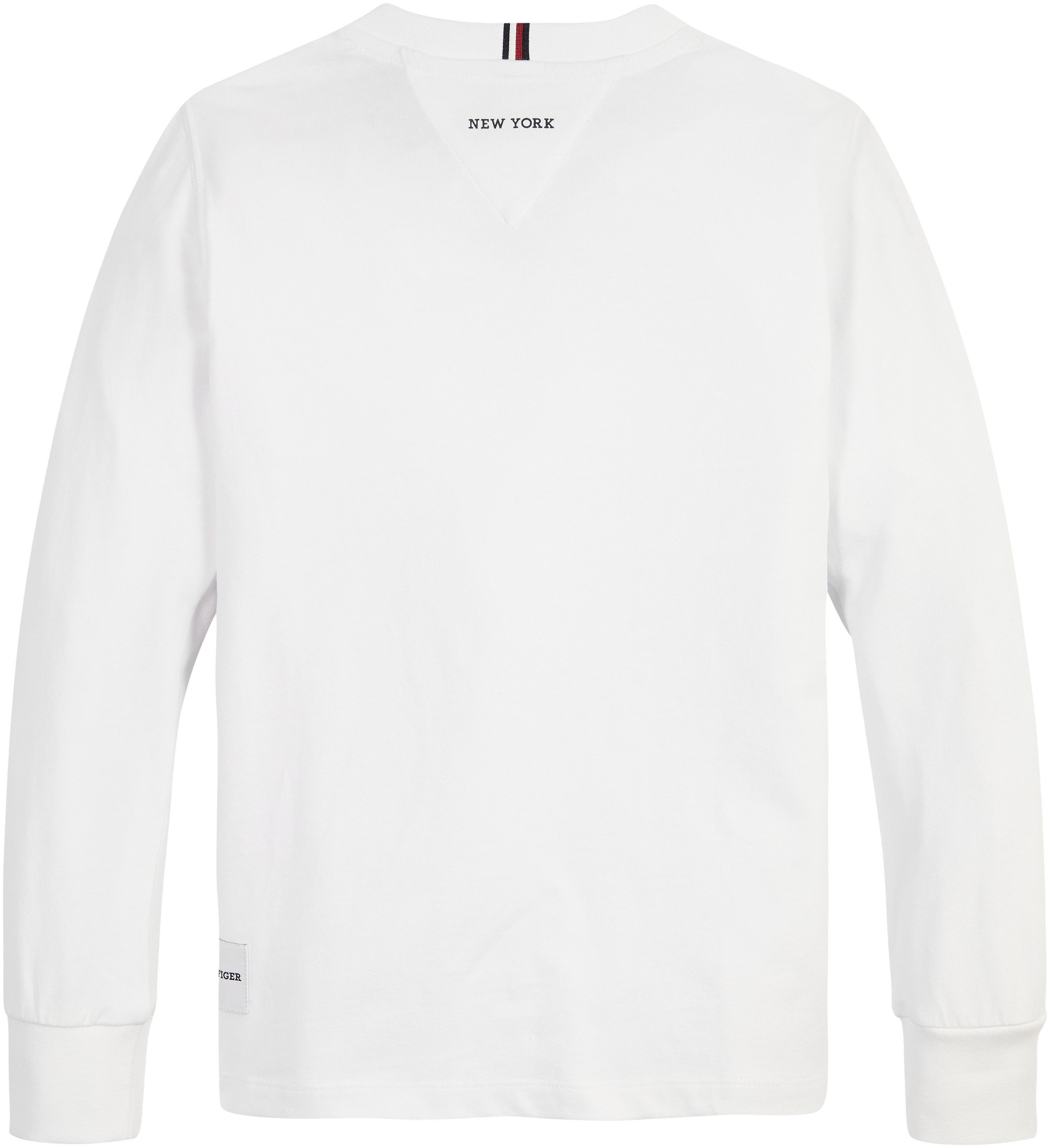 Langarmshirt Hilfiger TEE MONOTYPE für L/S Jungen White Tommy