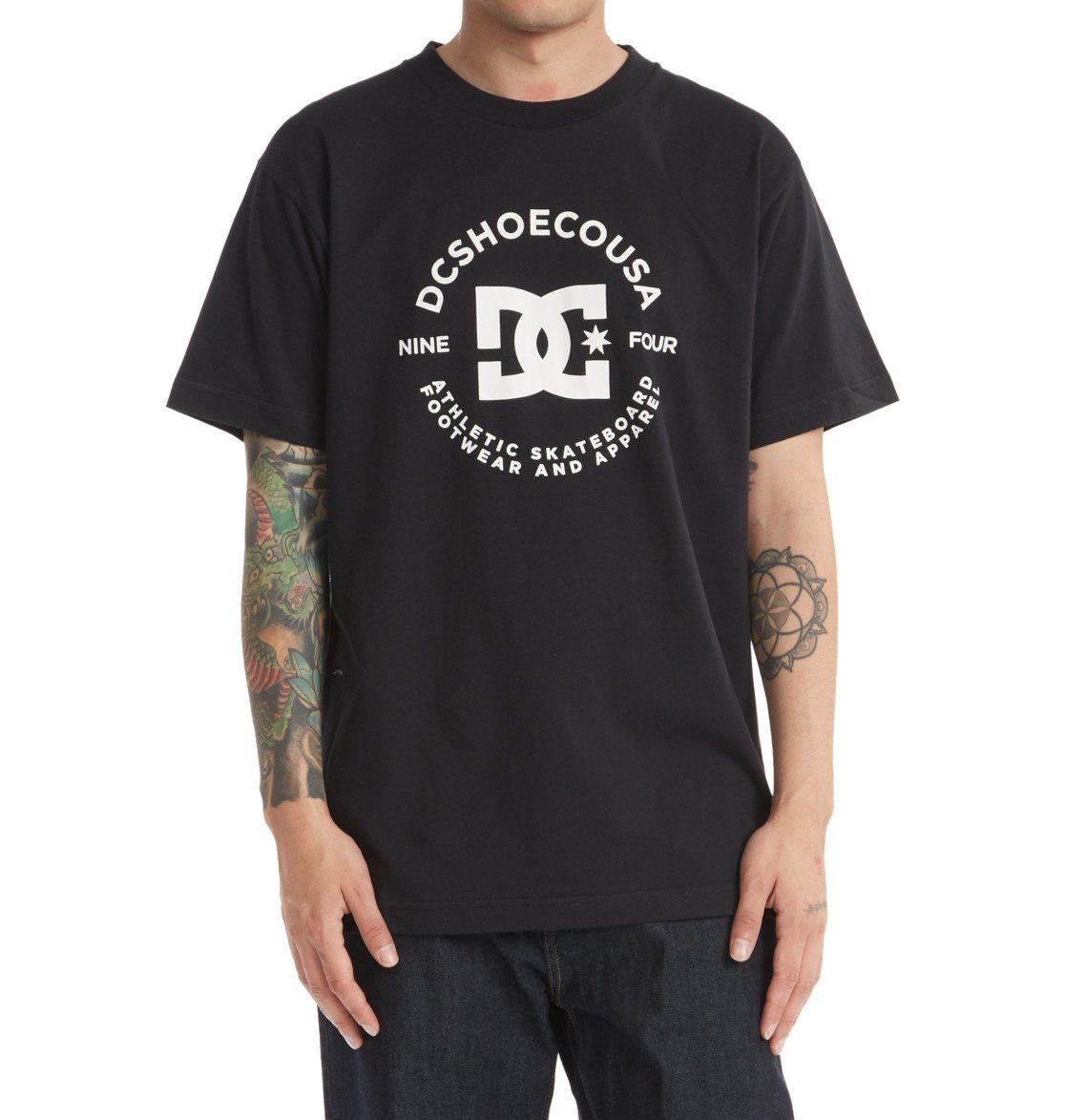 DC Shoes Black DC Pilot T-Shirt Star