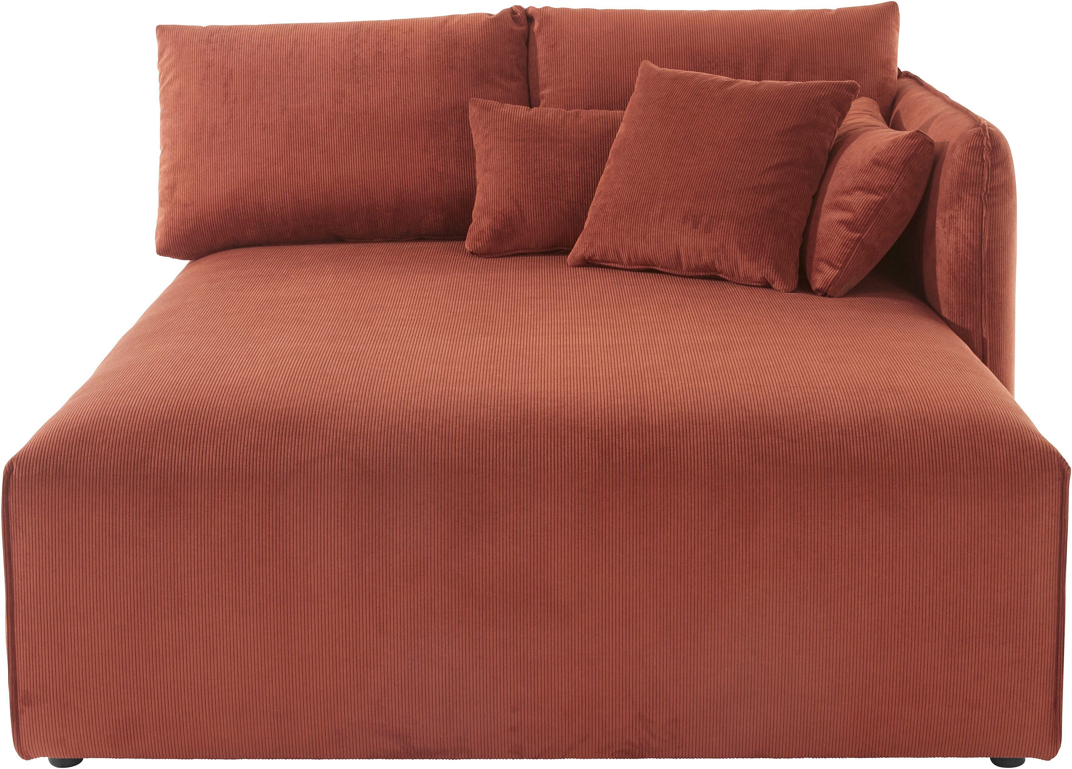 OTTO home Ottomane Nöre, Lounge-Modul - zum eigenen Zusammenstellen, Breite 138cm, Tiefe 168cm
