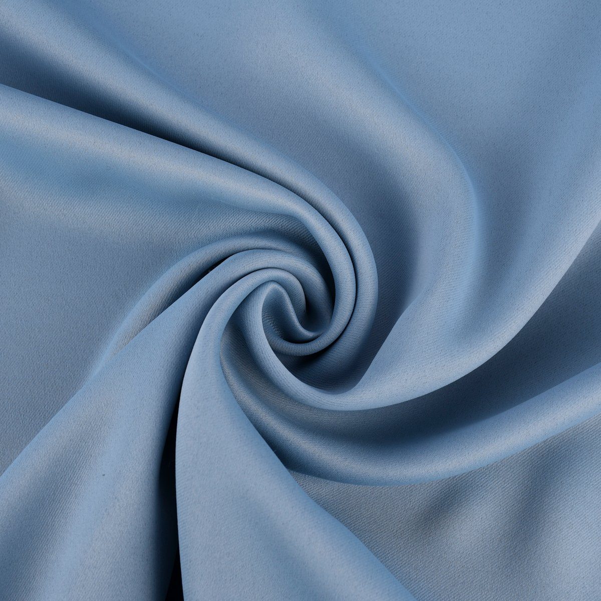 SCHÖNER LEBEN. Stoff Gardinenstoff Meterware Verdunkelungsstoff Blackout hellblau 150cm, pflegeleicht