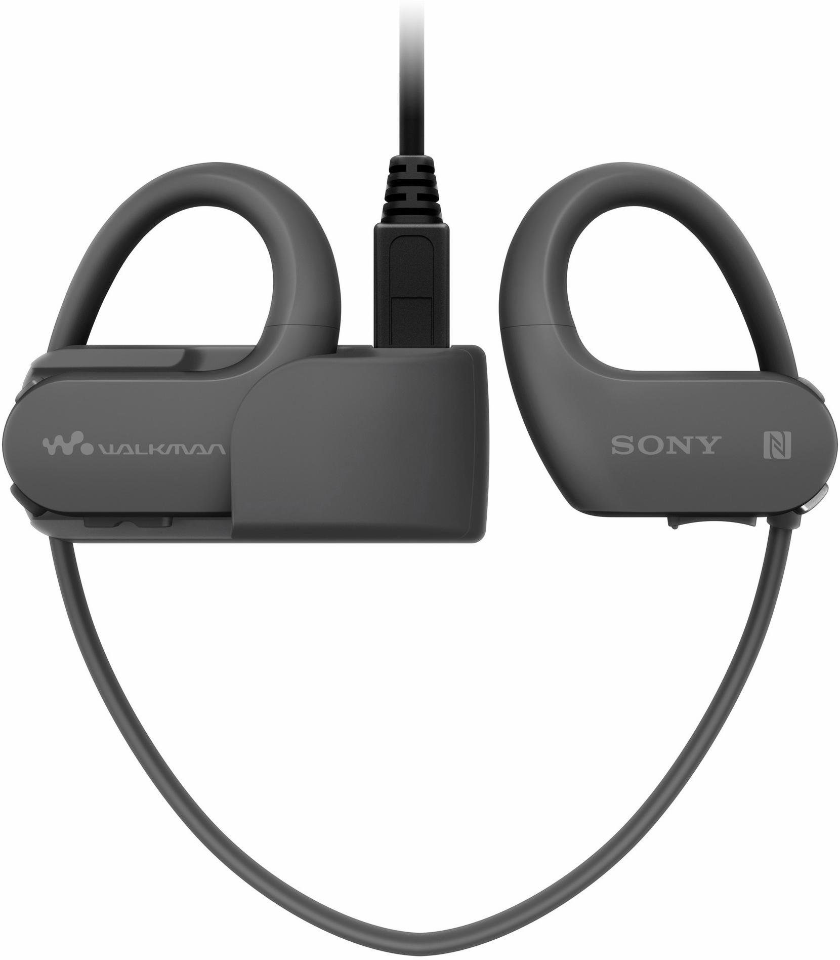 NW-WS623 Speicher) Sport-Kopfhörer schwarz (4GB Sony