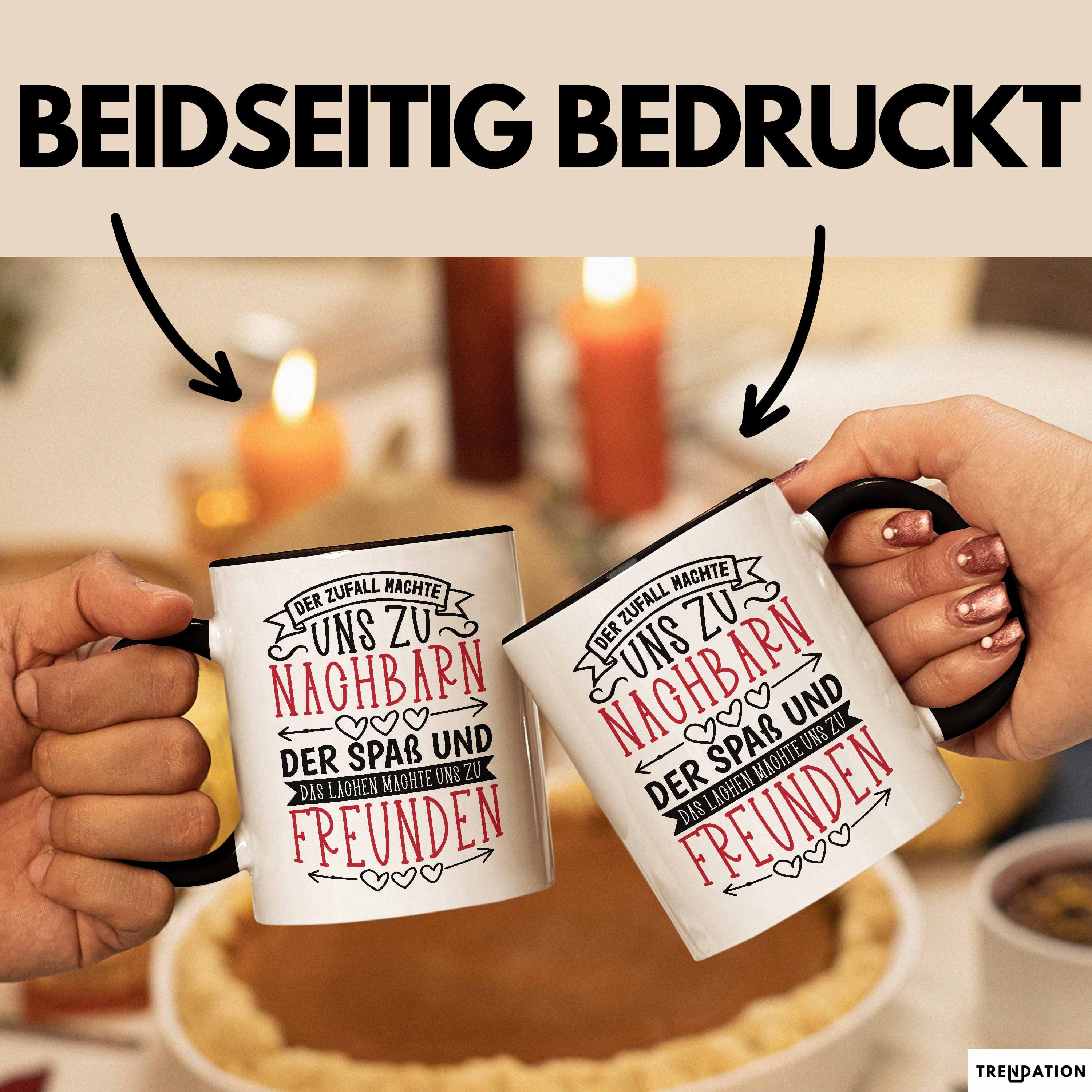 Trendation Tasse Nachbarn Tasse Geschenk Bester Nachbar Der Zufall Machte Und Zu Nachba – Bild 2 von 5