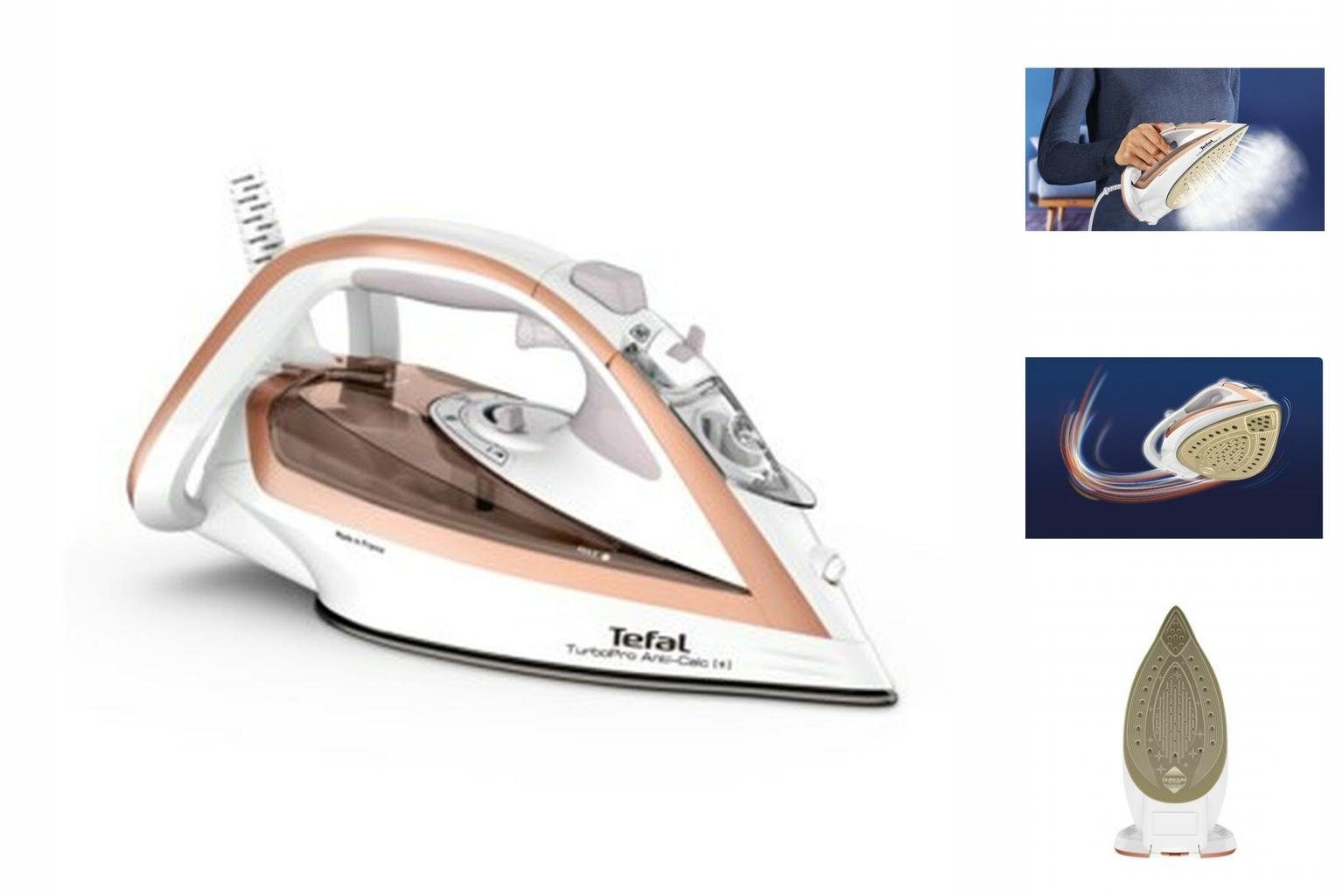 Tefal Dampfbügeleisen Dampfbügeleisen Tefal TurboPro FV5697E1 3000 W ...