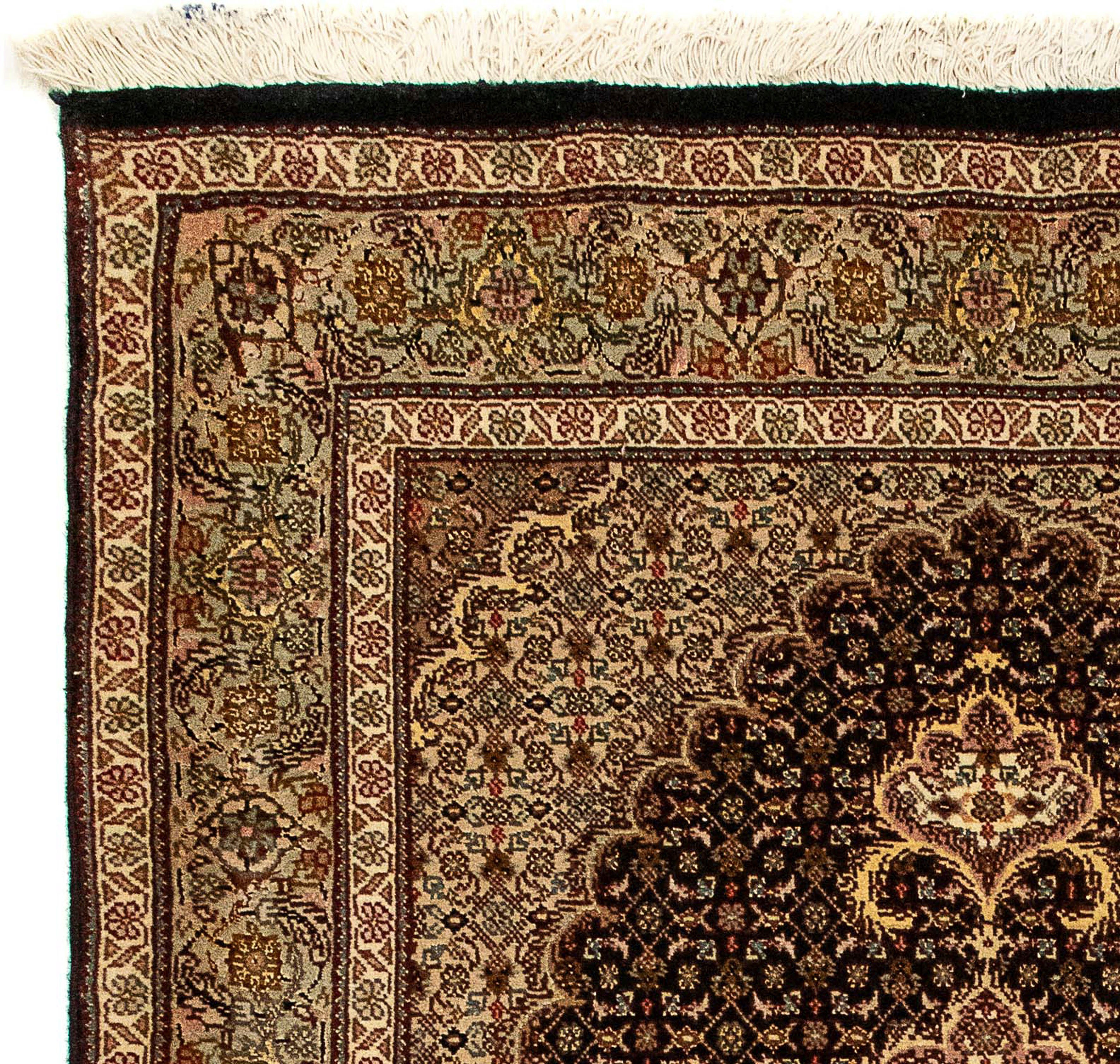 Orientteppich Perser - Täbriz Zertifikat - Royal - x 80 mit Handgeknüpft, dunkelblau, morgenland, Wohnzimmer, rechteckig, Höhe: 120 mm, - cm 7 Einzelstück