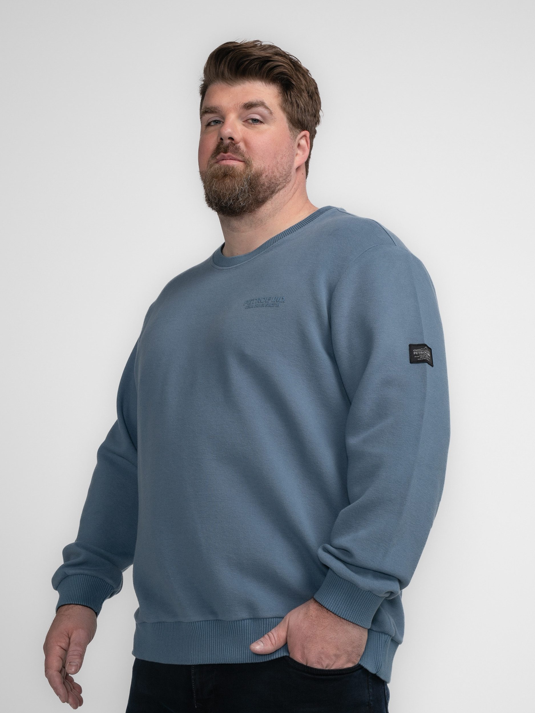 Sweatshirt Lässige Sweater in Plus Size Kavik