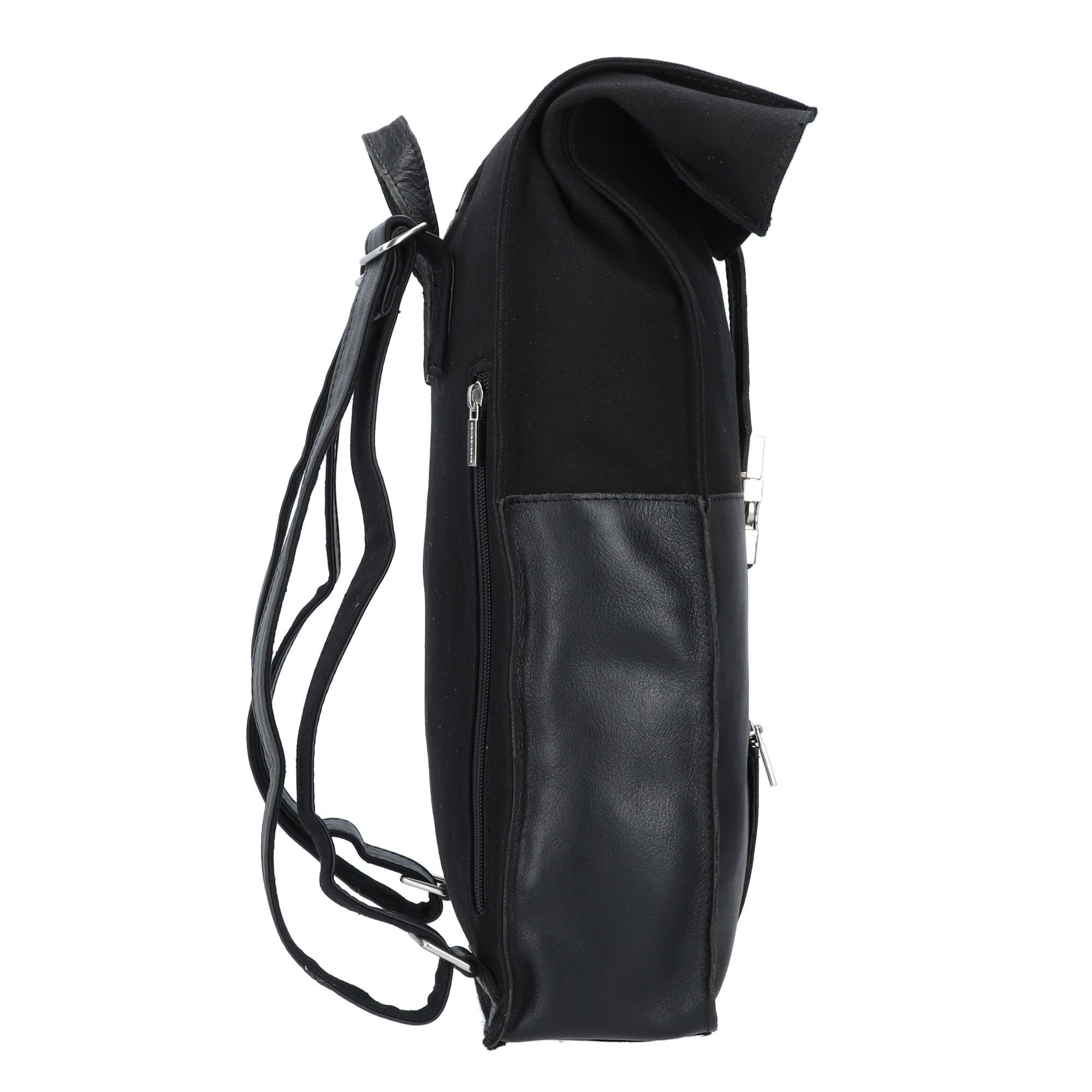 black Leder Daypack, Cowboysbag