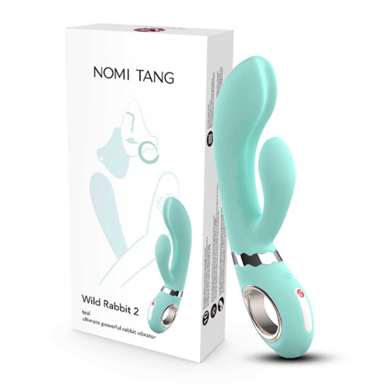 NOMI TANG G-Punkt-Vibrator NOMI 2 - Wild Vibrator Rabbit türkis TANG