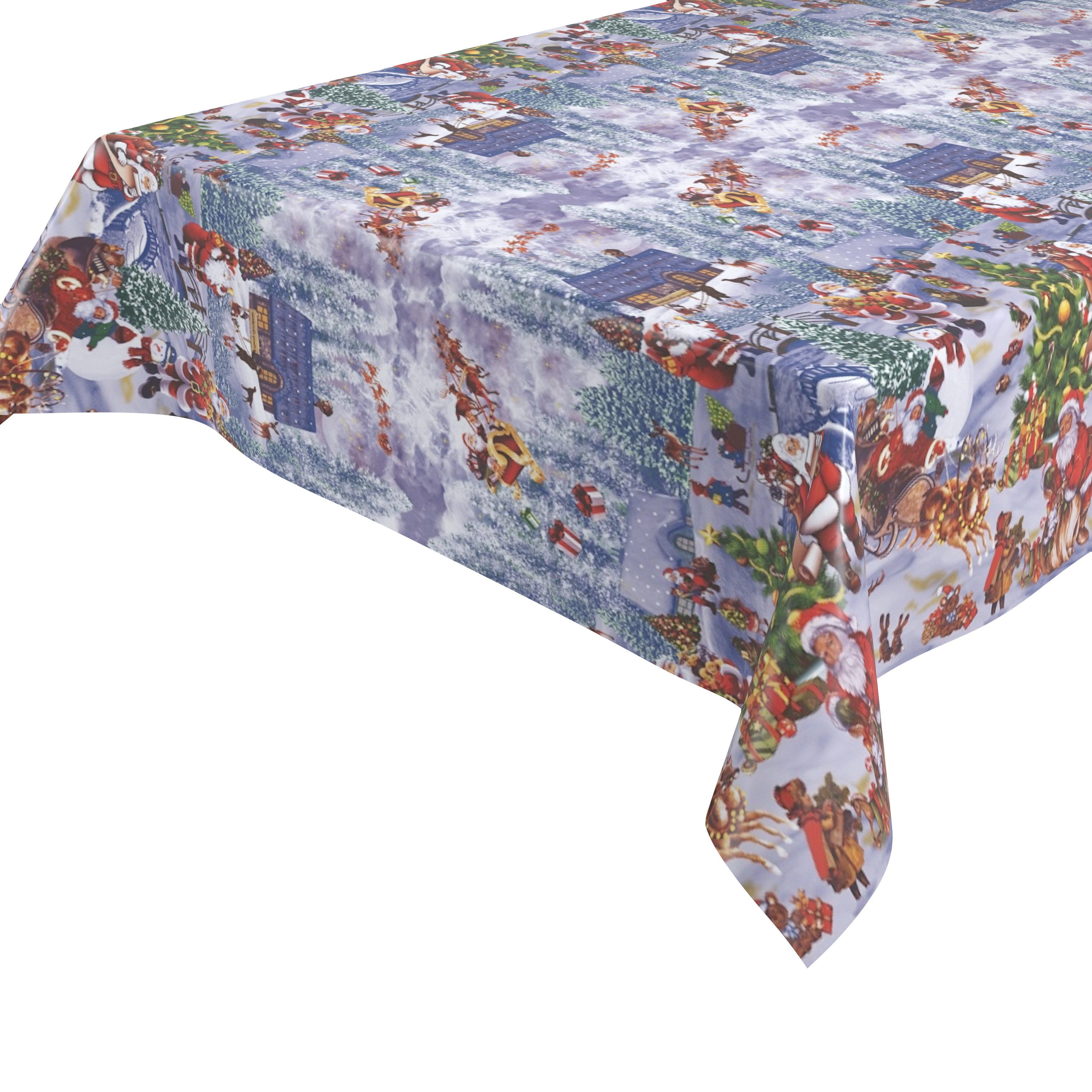 Beautex Tischdecke Wachstuchtischdecke abwischbar Tischdecke RUND ECKIG, We günstig online kaufen