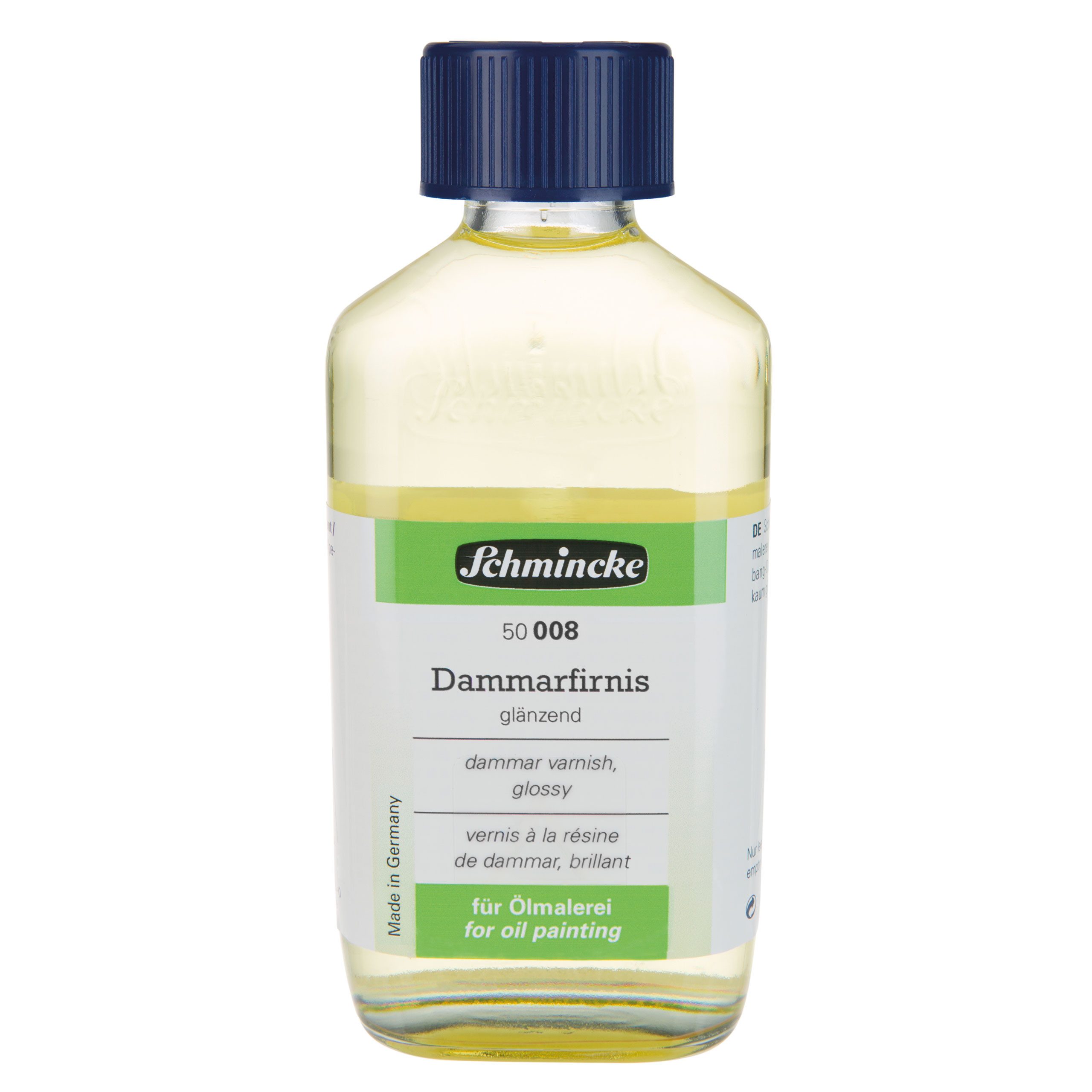 Schmincke Ölfarbe Dammarfirnis, glänzend - 200ml Öl Hilfsmittel 50 008 026