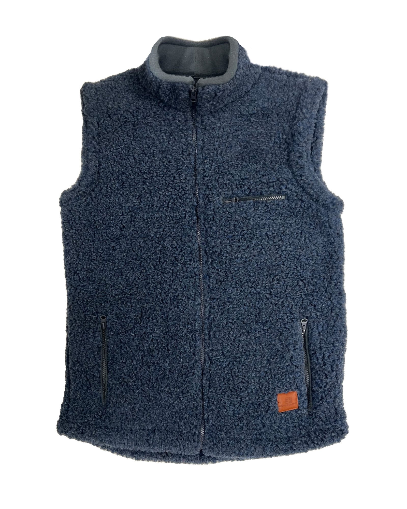 awoolco Funktionsweste Wollweste 100% Schurwolle Dickes Material und Länge als Nierenwärmer