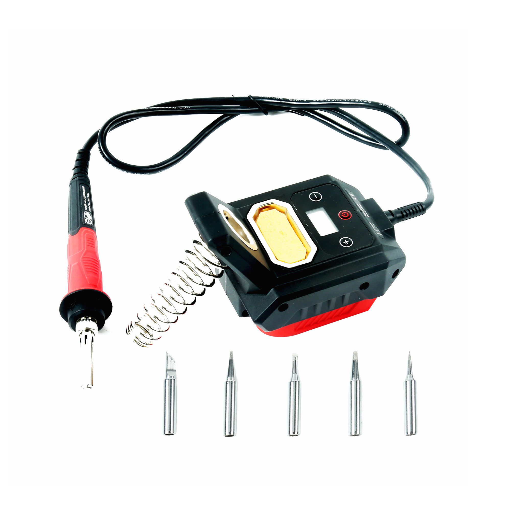CCLIFE Lötpistole CCLIFE 60W Loetkolben passend fuer Makita DeWalt Akku LED Display