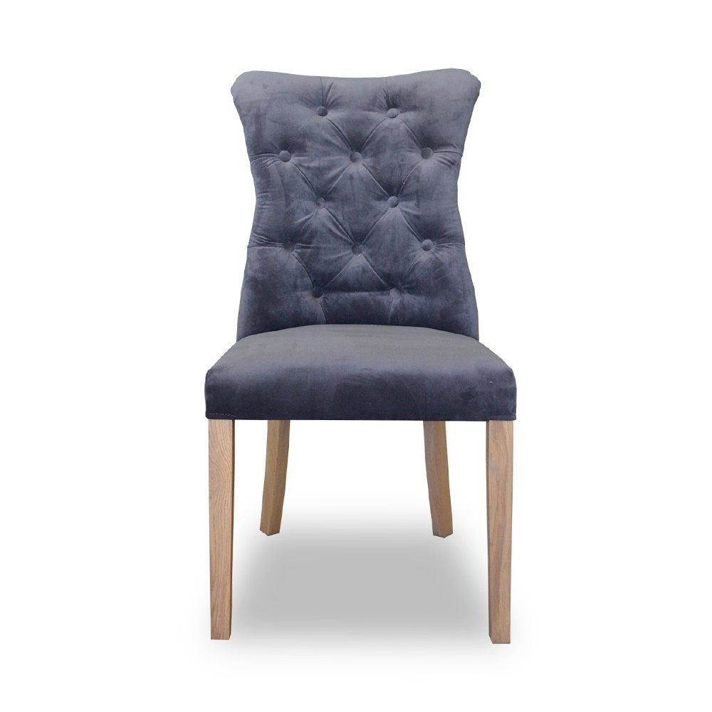 JVmoebel Stuhl, Sessel Stuhl Garnitur 4x Komplett Chesterfield Set Polster Ashley Stühle Design