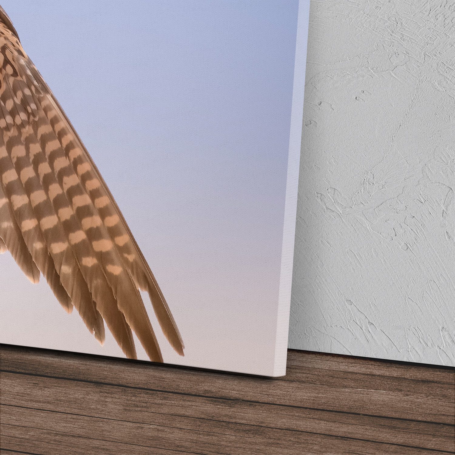 Sinus Art Leinwandbild Kunstdruck Bilder 120x60cm Falke Falkenjagd Dubai Raubvogel Greifvogel, (1 St)
