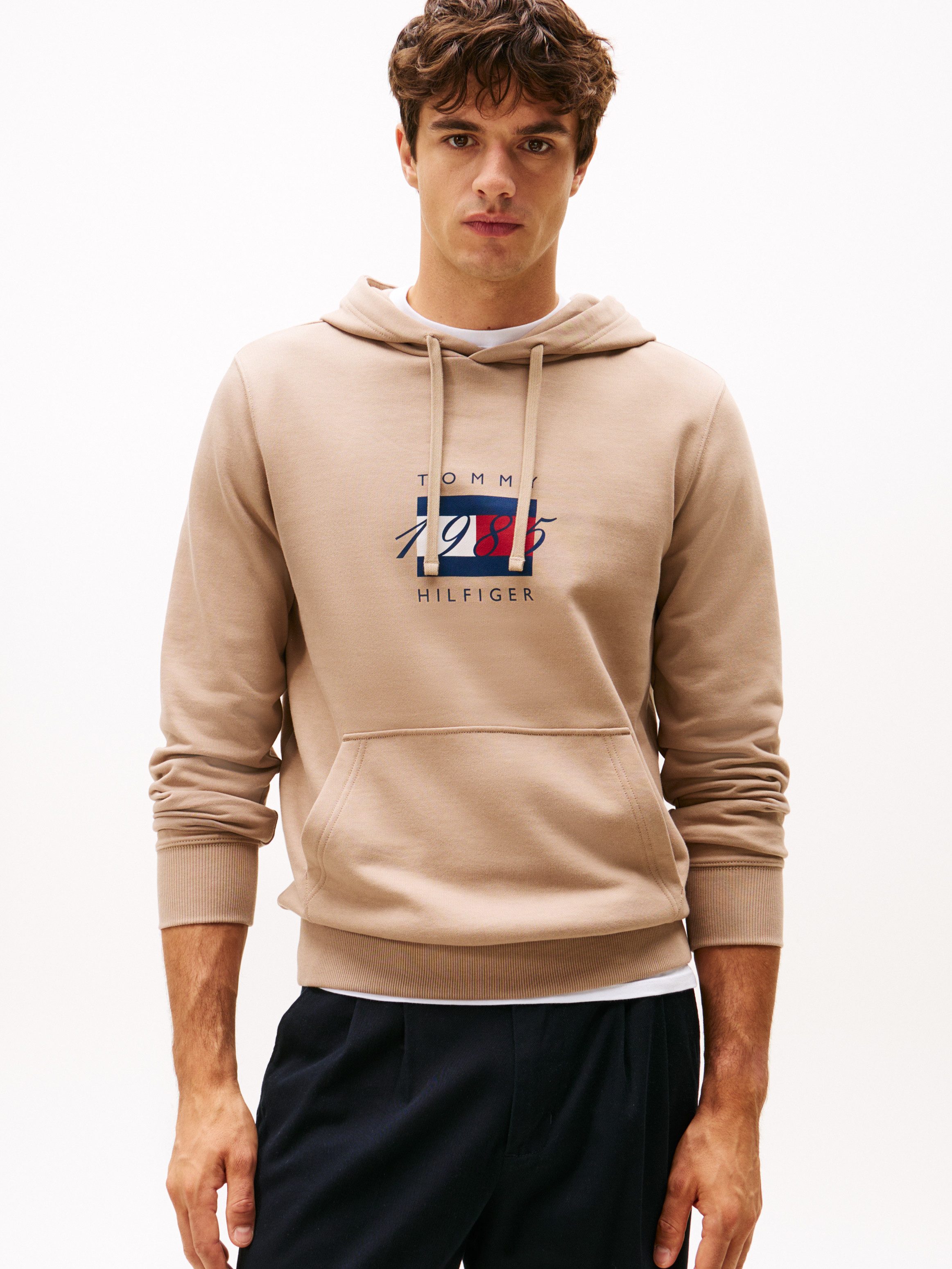 Tommy Hilfiger Kapuzensweatshirt LINEAR FLAG GRAPHIC günstig online kaufen