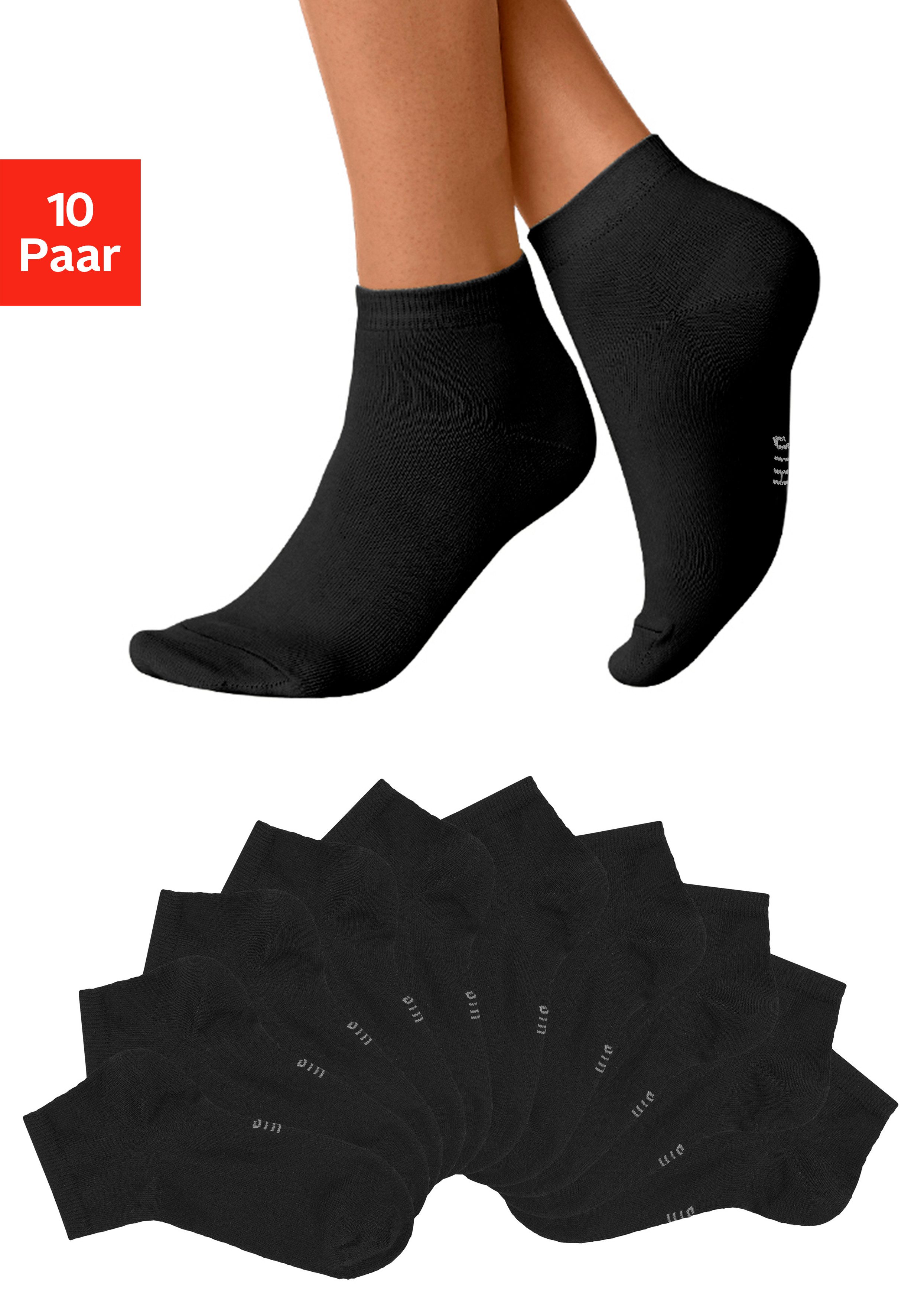 H.I.S Kurzsocken (Packung, 10-Paar) mit verstärkter Ferse und Spitze