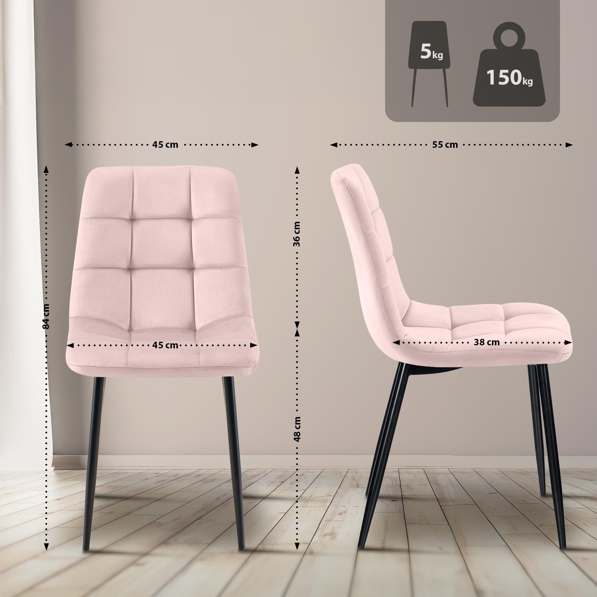 CLP Esszimmerstuhl Tilde (4er Set), mit günstig online kaufen