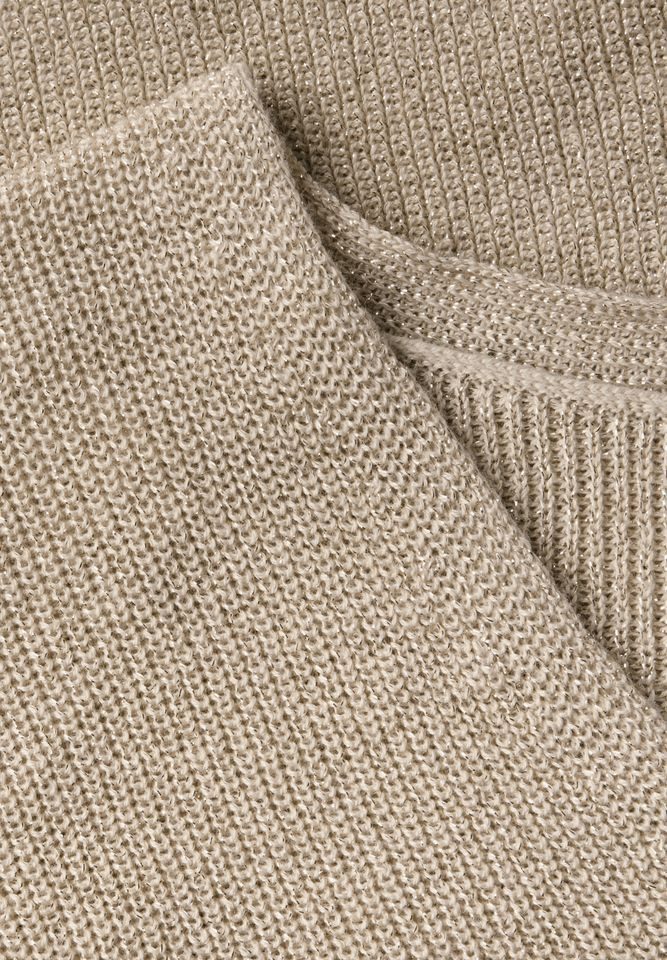 STREET ONE V-Ausschnitt-Pullover – Unifarbener Damenpullover günstig online kaufen