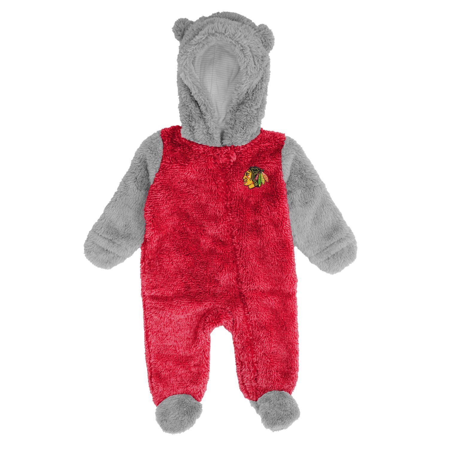 NHL Chicago Teddy Overall Kapuzenpullover Outerstuff Blackhawks