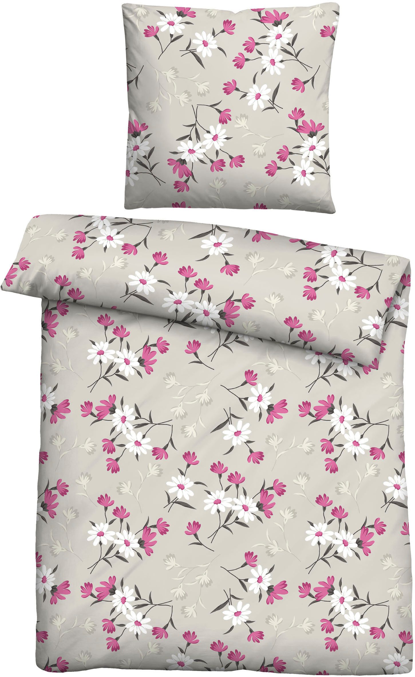 Castell - Markenbettwäsche Bettwäsche 0301129, Feinbiber, 2 teilig, wohlig günstig online kaufen