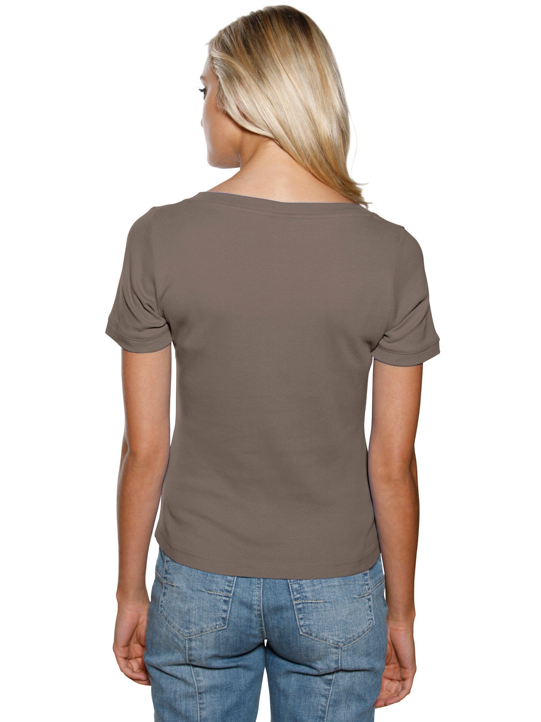 heine T-Shirt Carré-Shirt Kurzarm – Bild 2 von 5