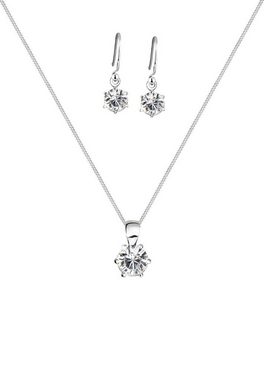 Elli Schmuckset 925 Sterling Silber Kristalle