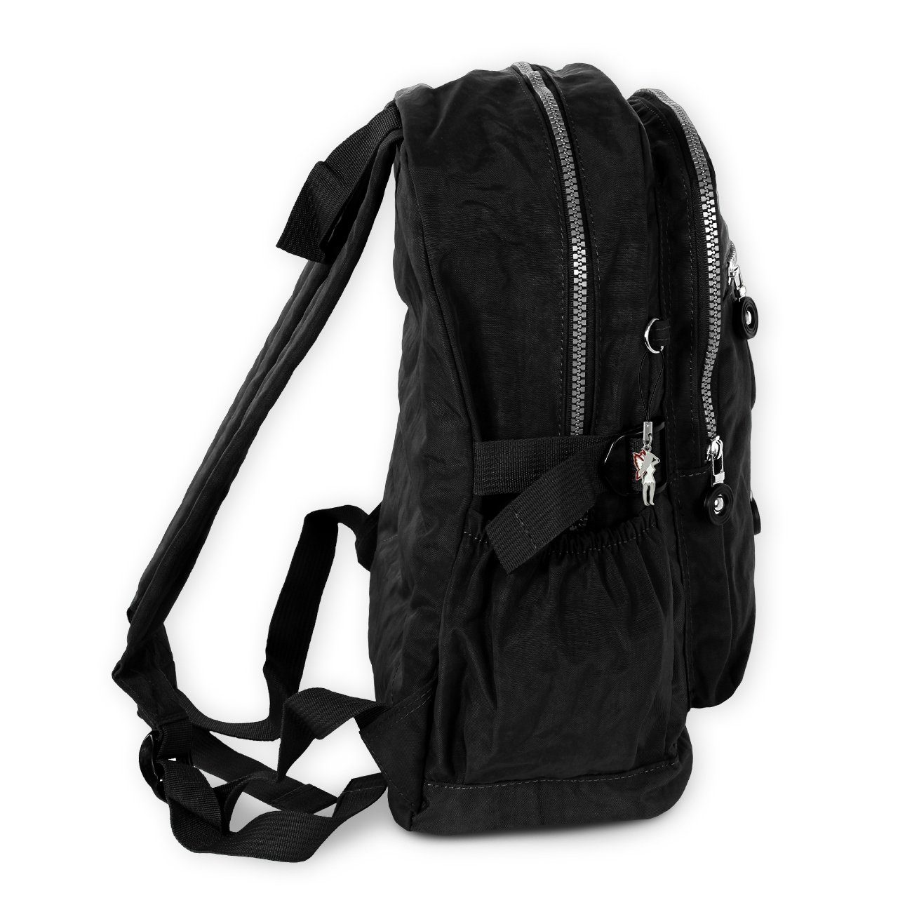 BAG STREET Freizeitrucksack Bag Street Damen Herren Sporttasche, Damen, Jugend Freizeitrucksack, Cityrucksack Nylon, schwarz ca. 38cm