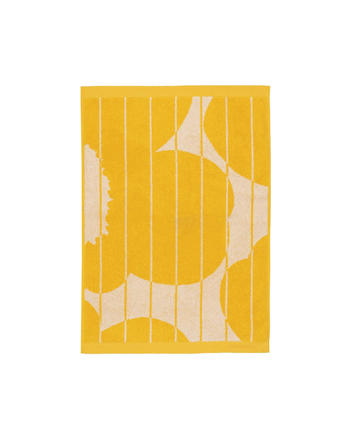 Marimekko Handtuch Vesi Unikko, Handtuch 50x70cm, Gästehandtuch 30x50cm, gelbfarbe