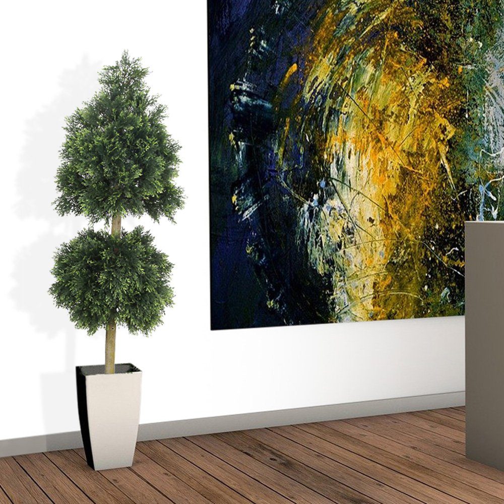 Kunstpflanze Kunstpflanze Zypresse Pflanze Künstliche Konifere Kunstbaum Decovego 160 Decovego, cm
