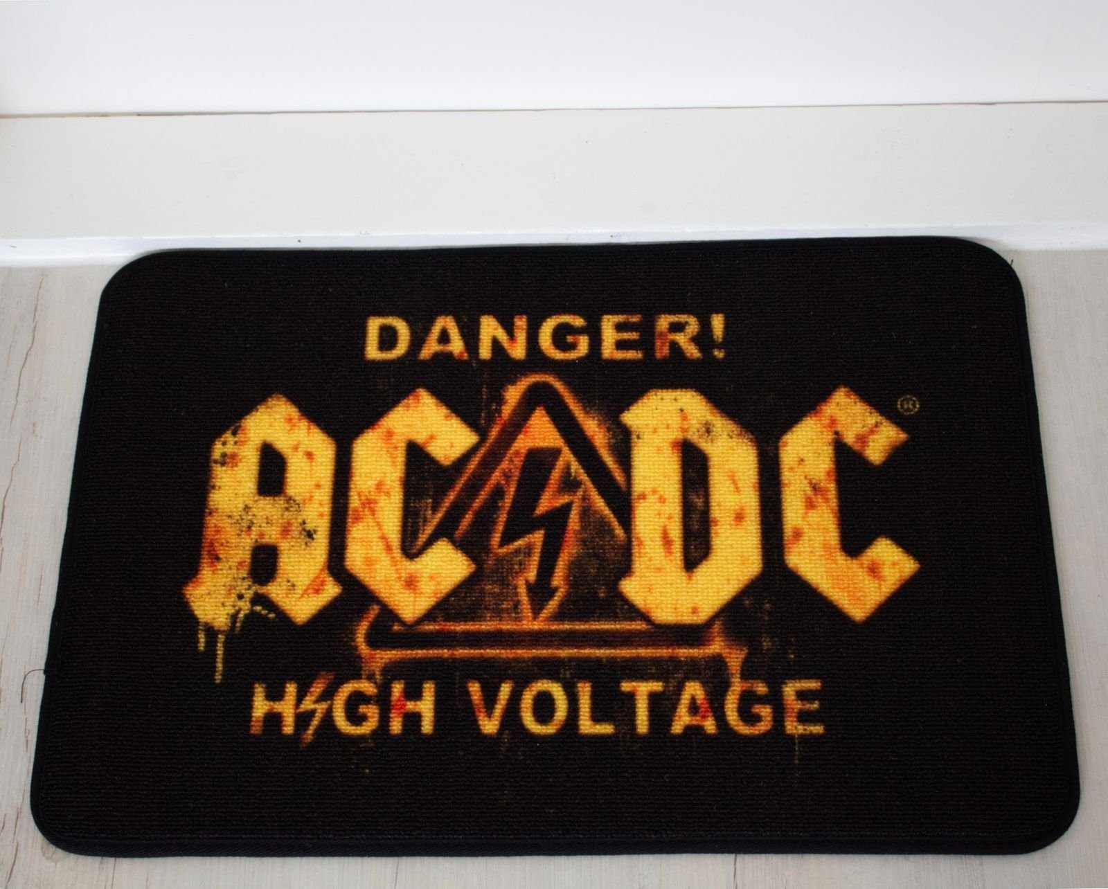 Teppich Teppich AC/DC- Danger! 50x80 Höhe: mm 3 Rechteckig, Rockbites, cm,