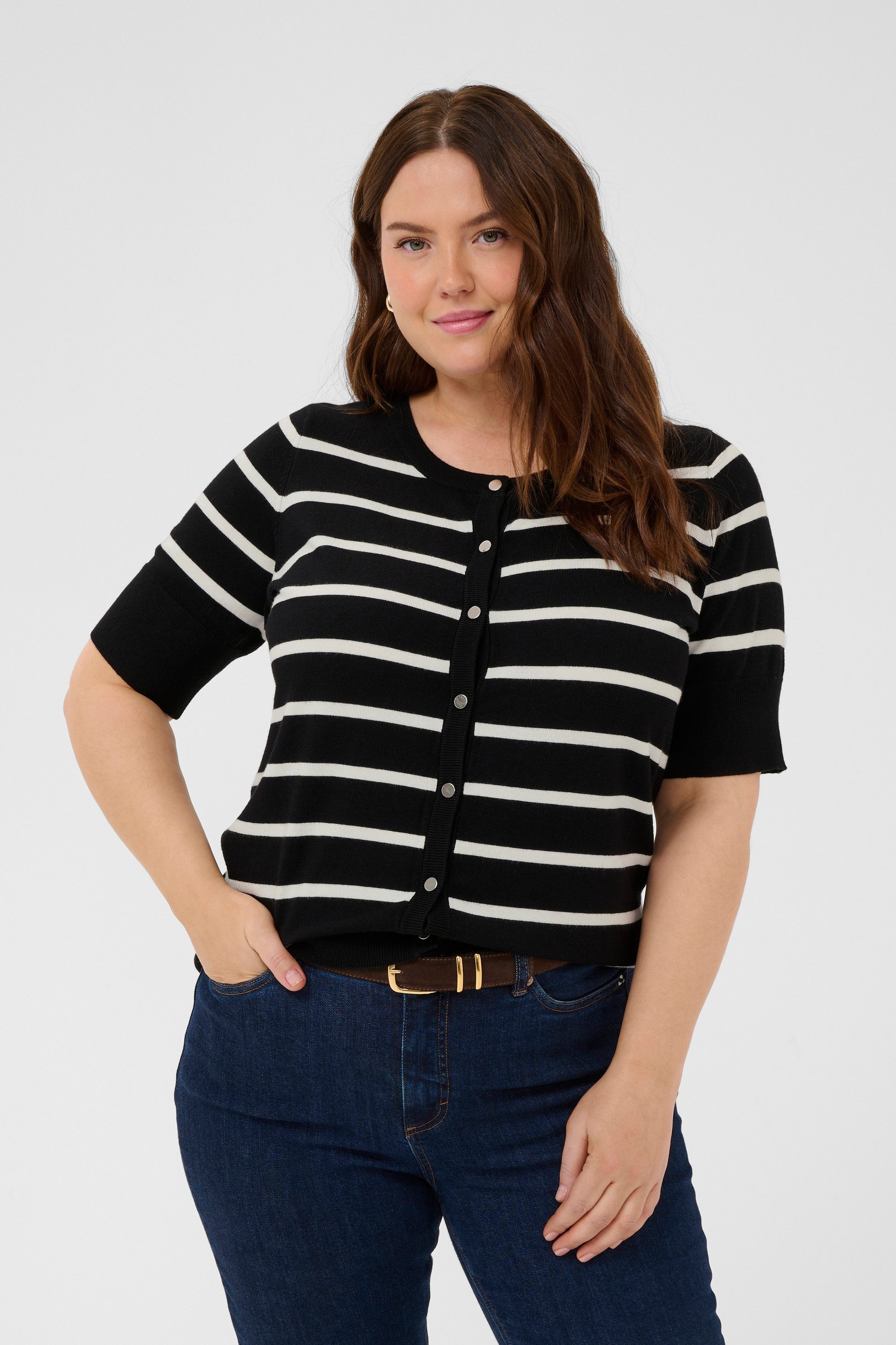 KAFFE Curve Cardigan Strickjacke KClizzy Große Größen