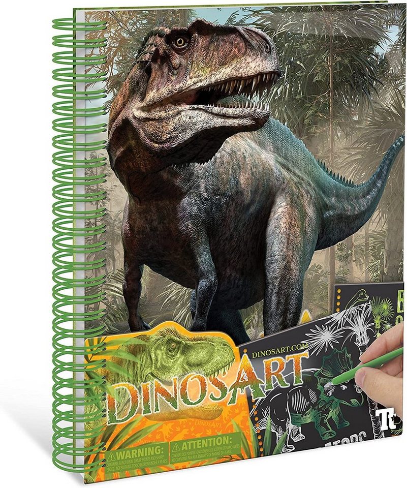 Dinos Art Malvorlage Dino Kratz und Zeichenkunst