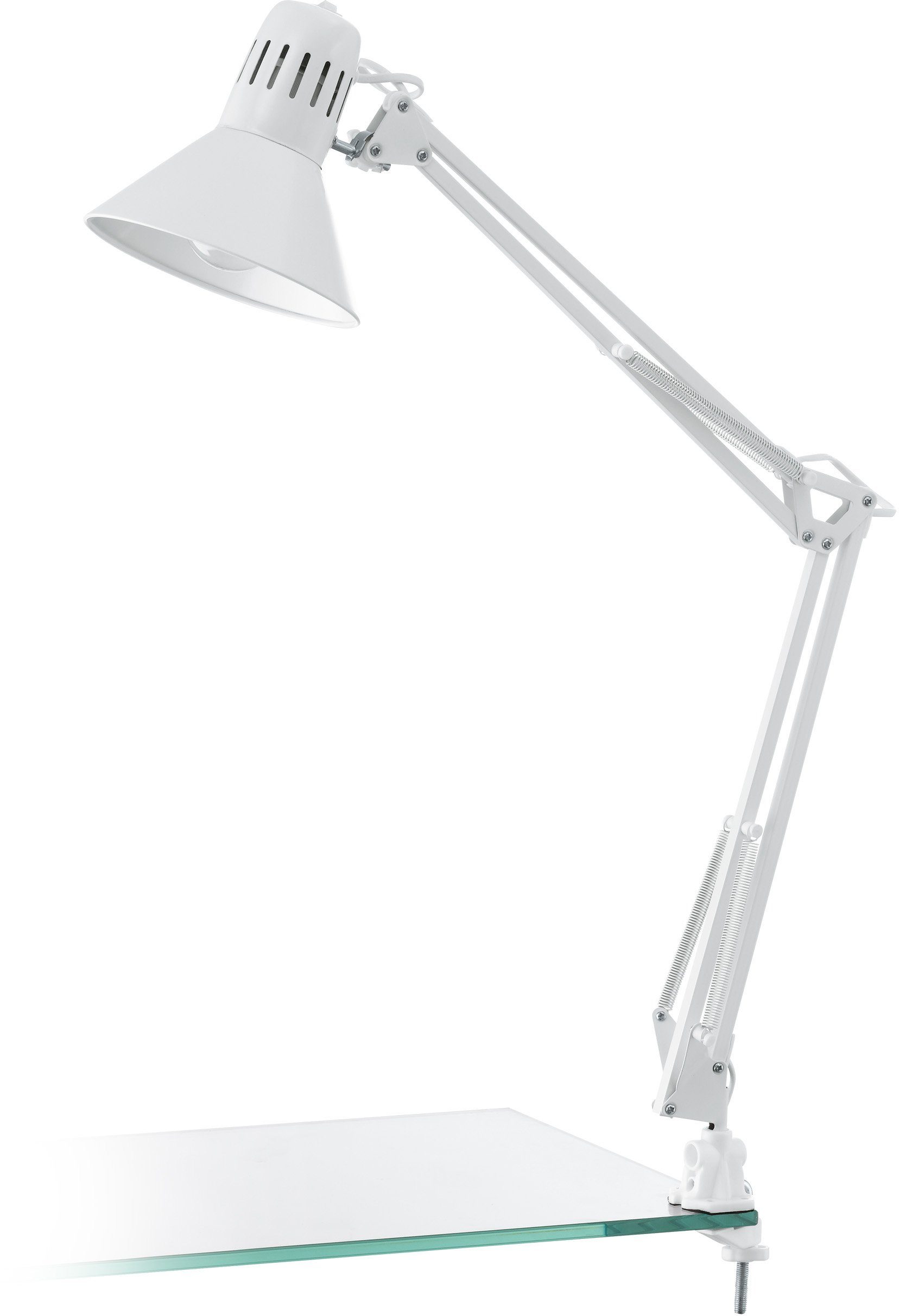 EGLO Tischleuchte FIRMO Klemmlampe, exkl. Leuchtmittel E27, mit Schraub-Kle günstig online kaufen