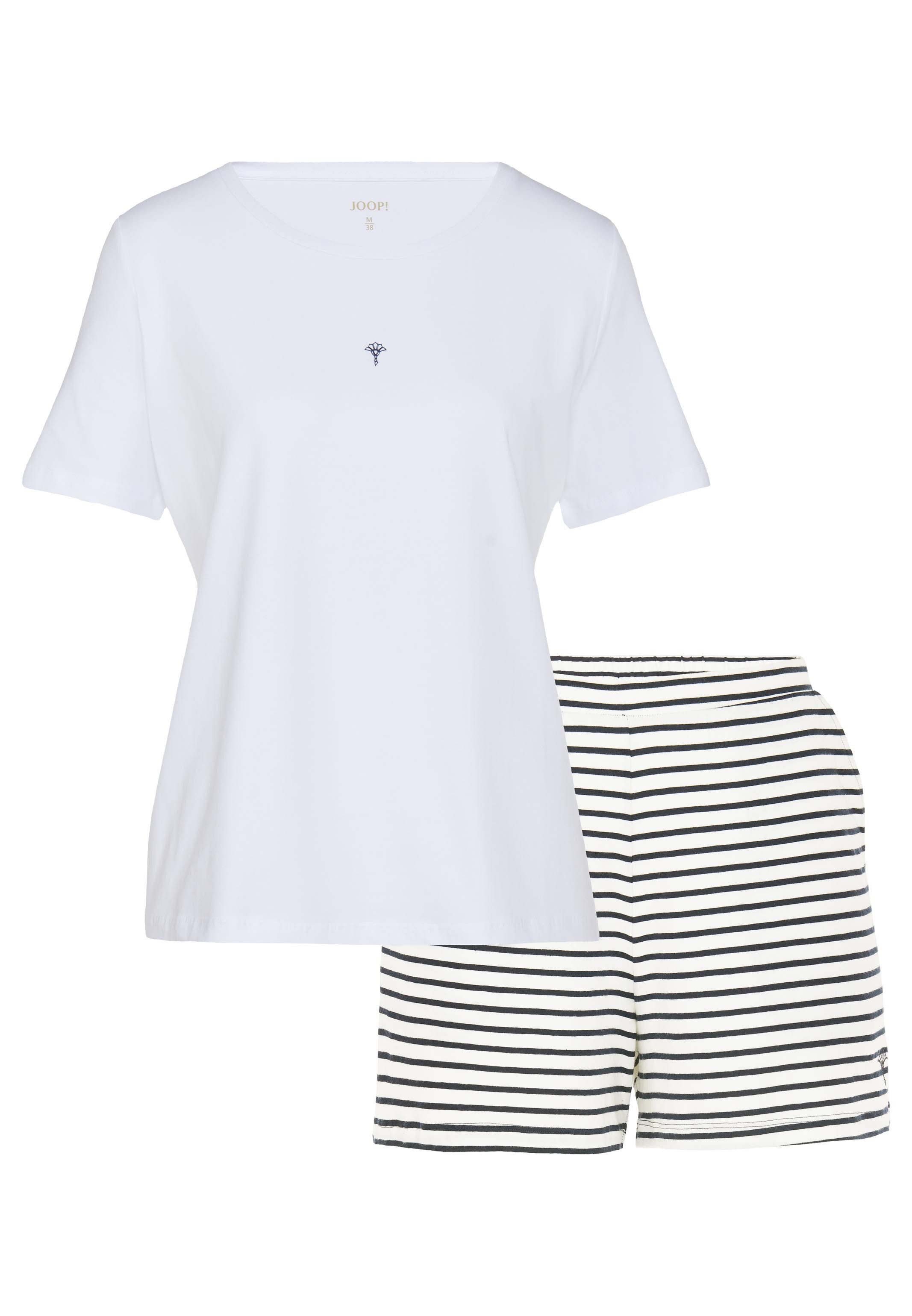 JOOP! Pyjama Cosy (Set, 2 tlg) Schlafanzug - Baumwolle - Atmungsaktiv