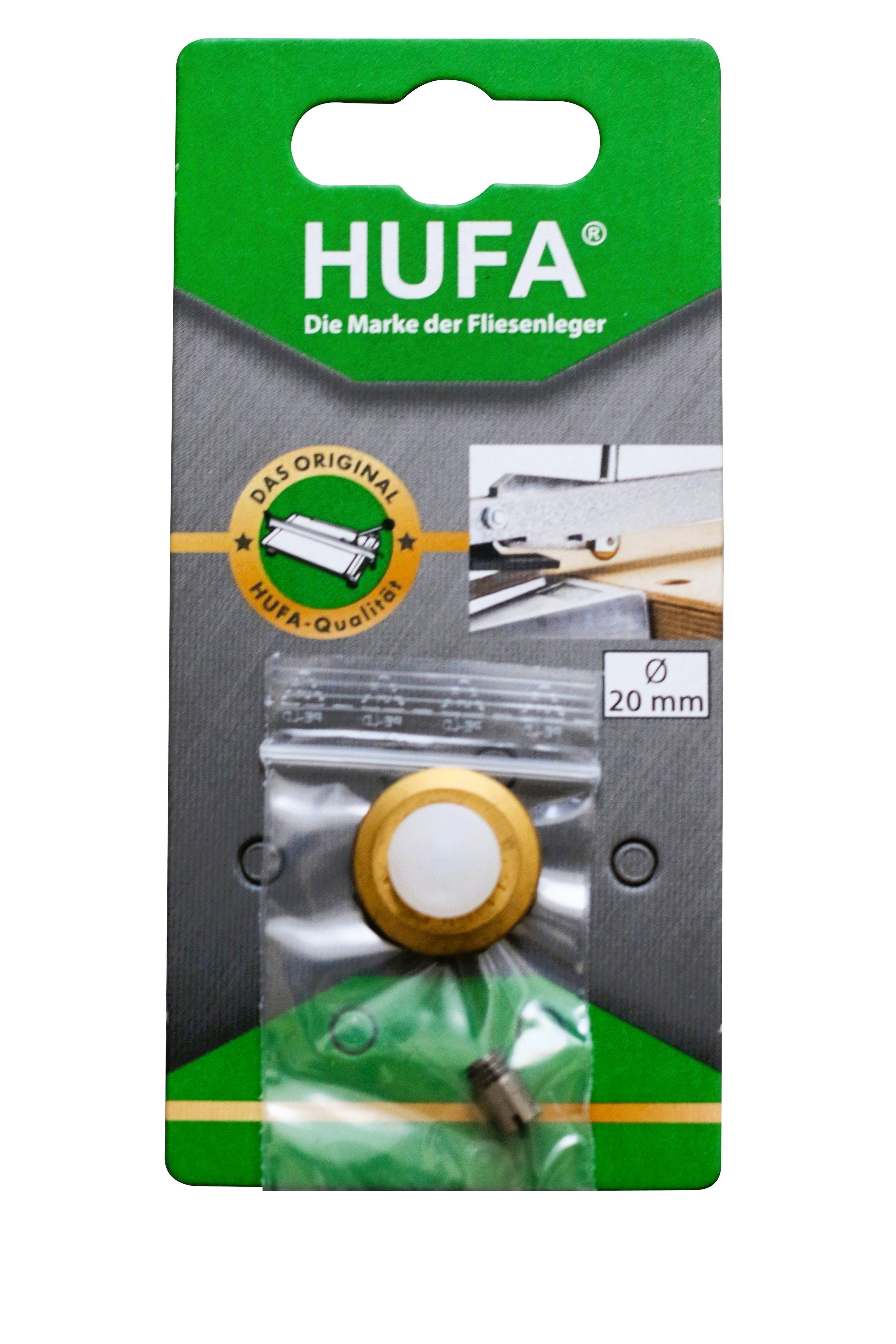 Hufa manueller Fliesenschneider Hufa Fliesenschneider c-B/c-AL Set Titan-Nitrit Schneidrad Ø20mm+Achse, Für Hufa Fliesenschneider Modell c-B oder c- AL