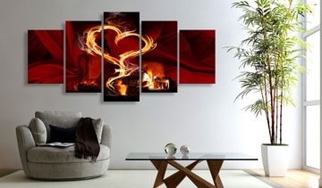 Artgeist Wandbild Flammen der Liebe: Herzen