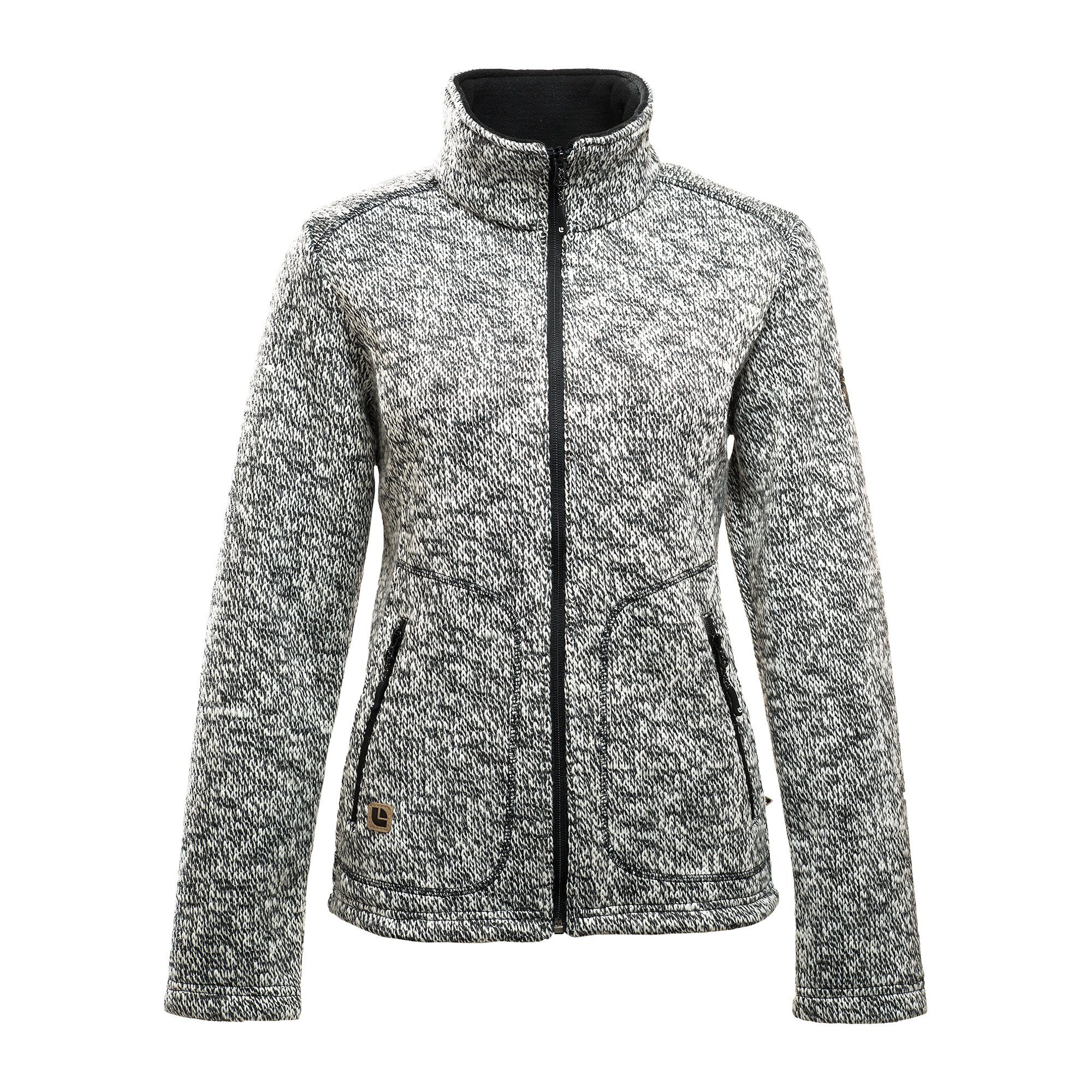 DEPROC Active Strickfleecejacke Strickfleecejacke WILLMORE II Women  Midlayer, Funktionsfleece auch in Großen Größen