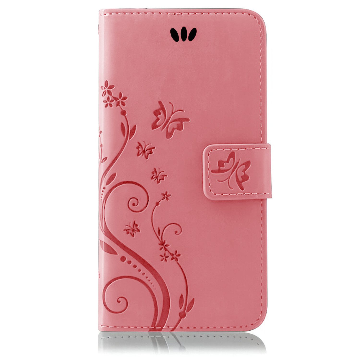 betterfon Handyhülle Handytasche für Apple iPhone Klapphülle Klapphülle, Bookstyle-Hülle: Magnetverschluss 3 Kartenfächer & Standfunktion