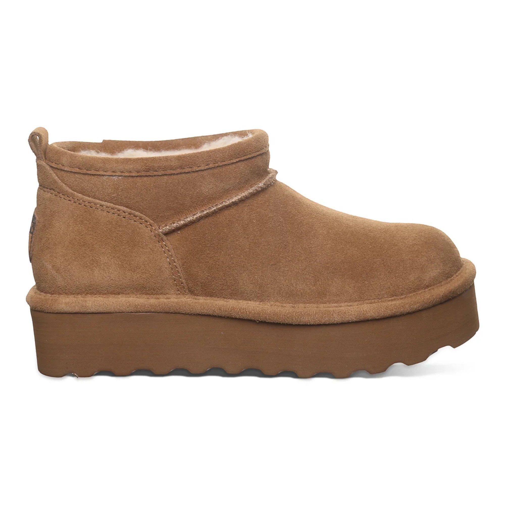 Bearpaw Retro Super Shorty (Veloursleder, warm) braun Damen Winterstiefel