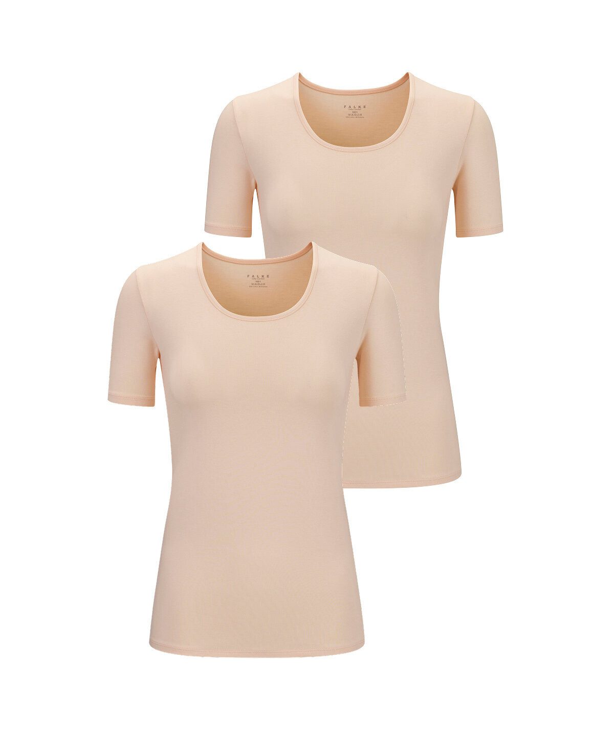 FALKE T-Shirt FALKE Underwear - Kurzarmshirt Daily Comfort (2-tlg., 2) Softe Baumwolle mit Elasthan