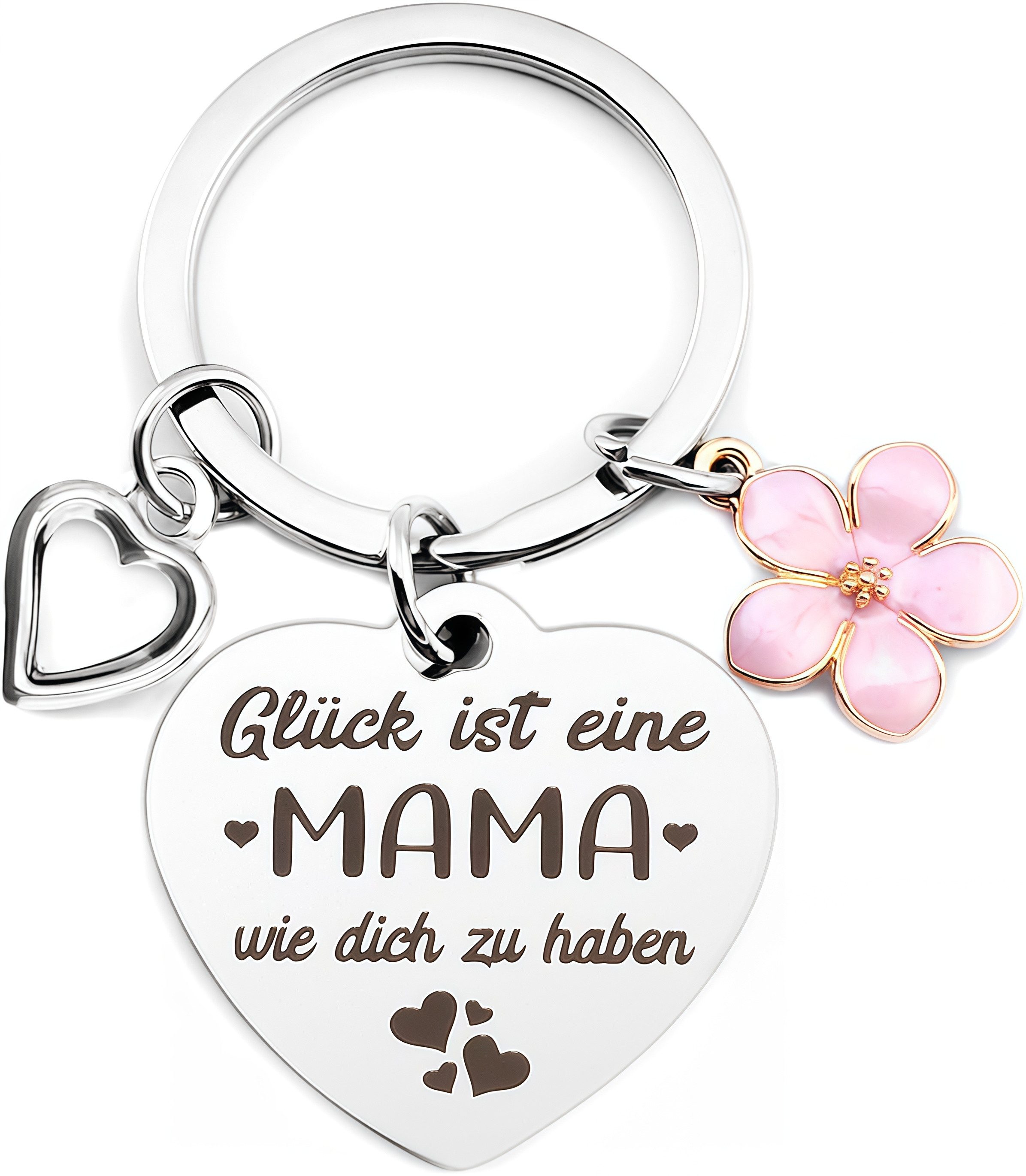Schlüsselanhänger Schlüsselanhänger für Mama mit Geschenkbox, liebevolles Geschenk