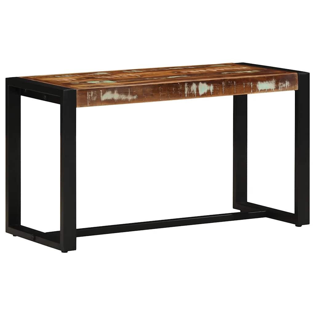vidaXL Sitzbank Bank Mehrfarbig 80x35x45 cm Massivholz Altholz