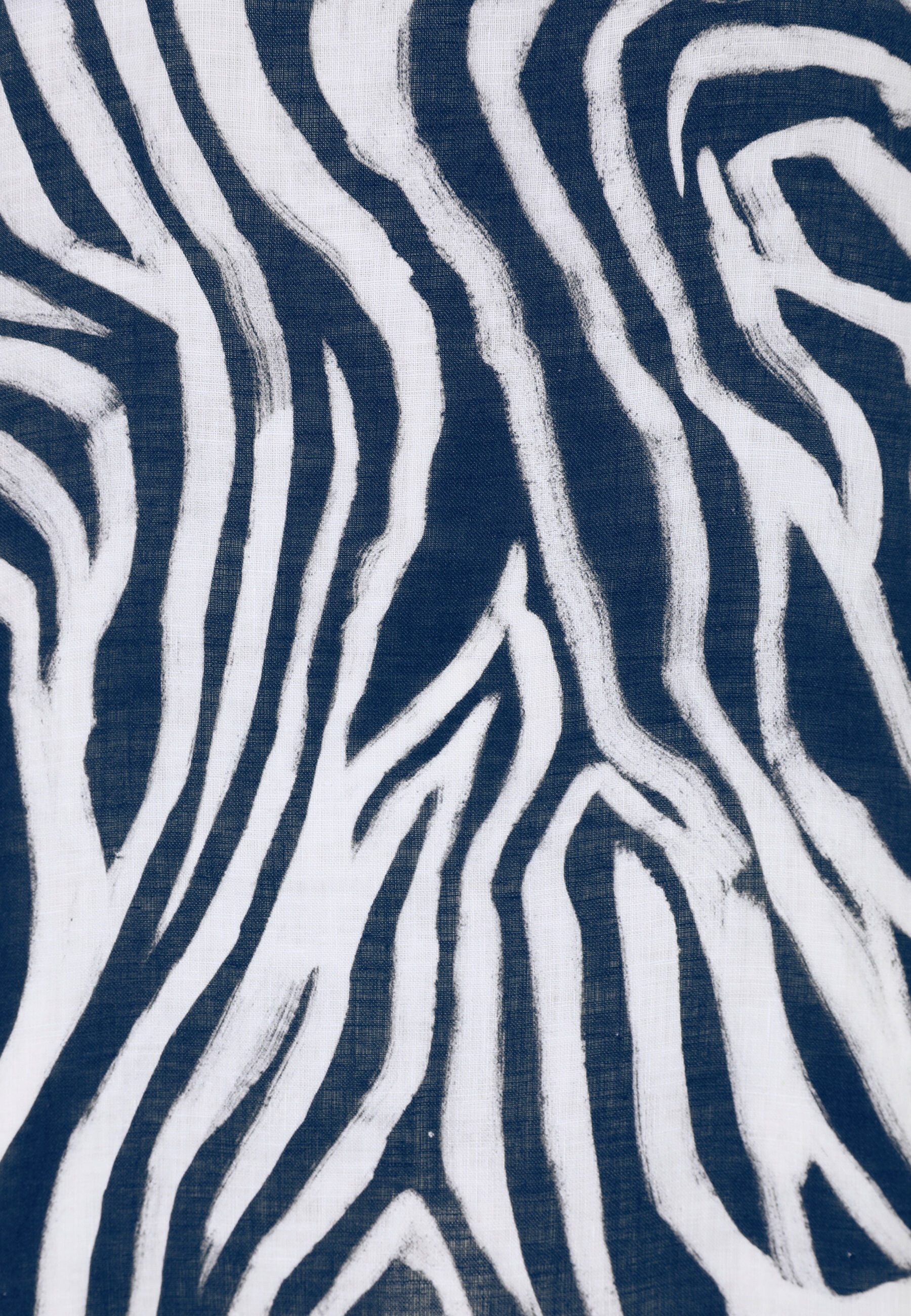 Doris Streich Klassische Bluse mit Zebramuster-Print