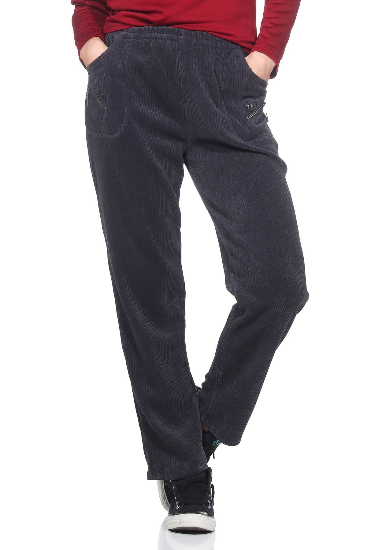 Cherry Berry Cordhose Stretchhose Damen Weiche Cord Schlupfhose Kurzgröße Kurzgröße, elastischer Bund, Unifarben