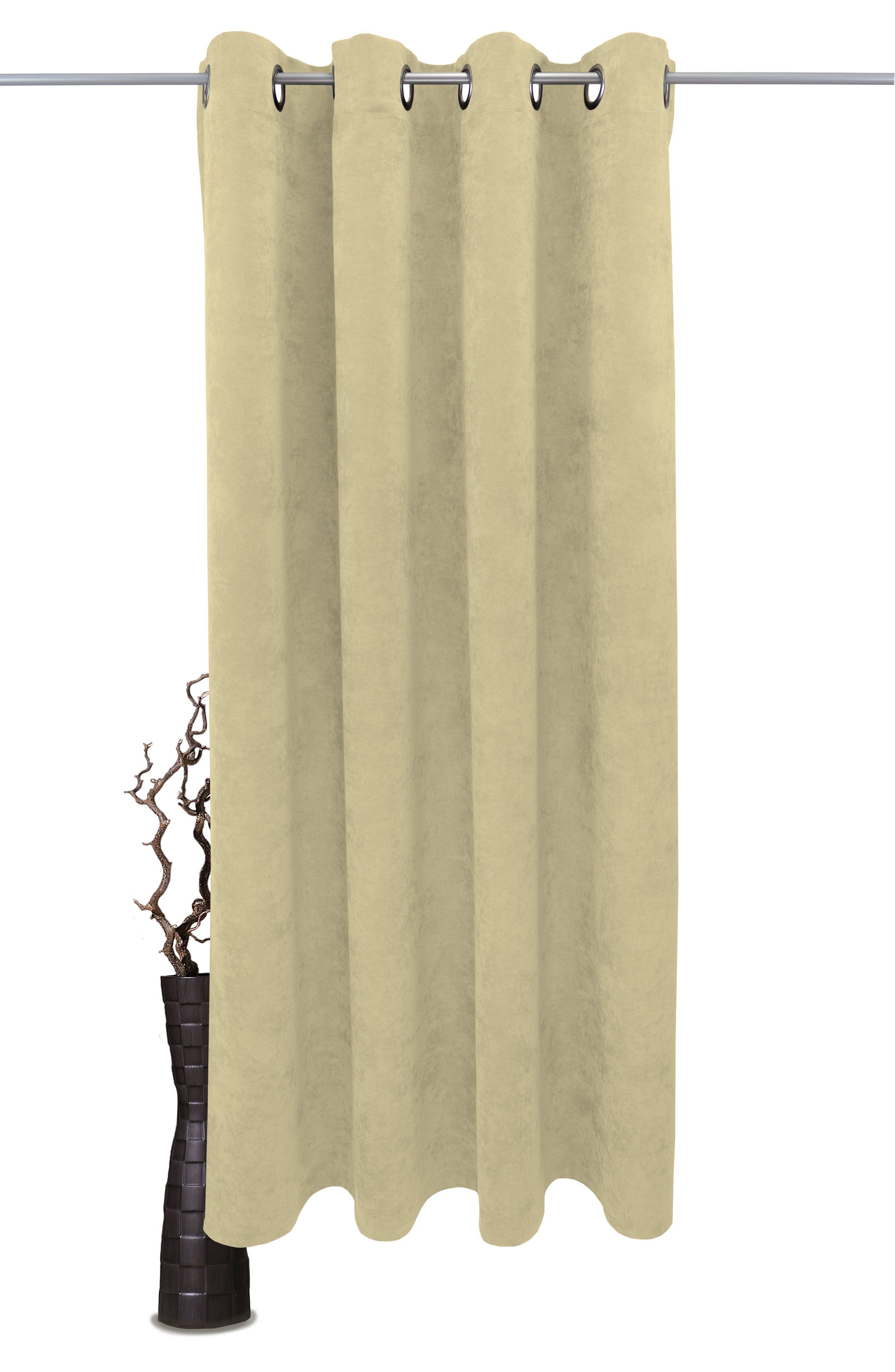 VHG Vorhang Velvet, Ösen (1 St), günstig online kaufen