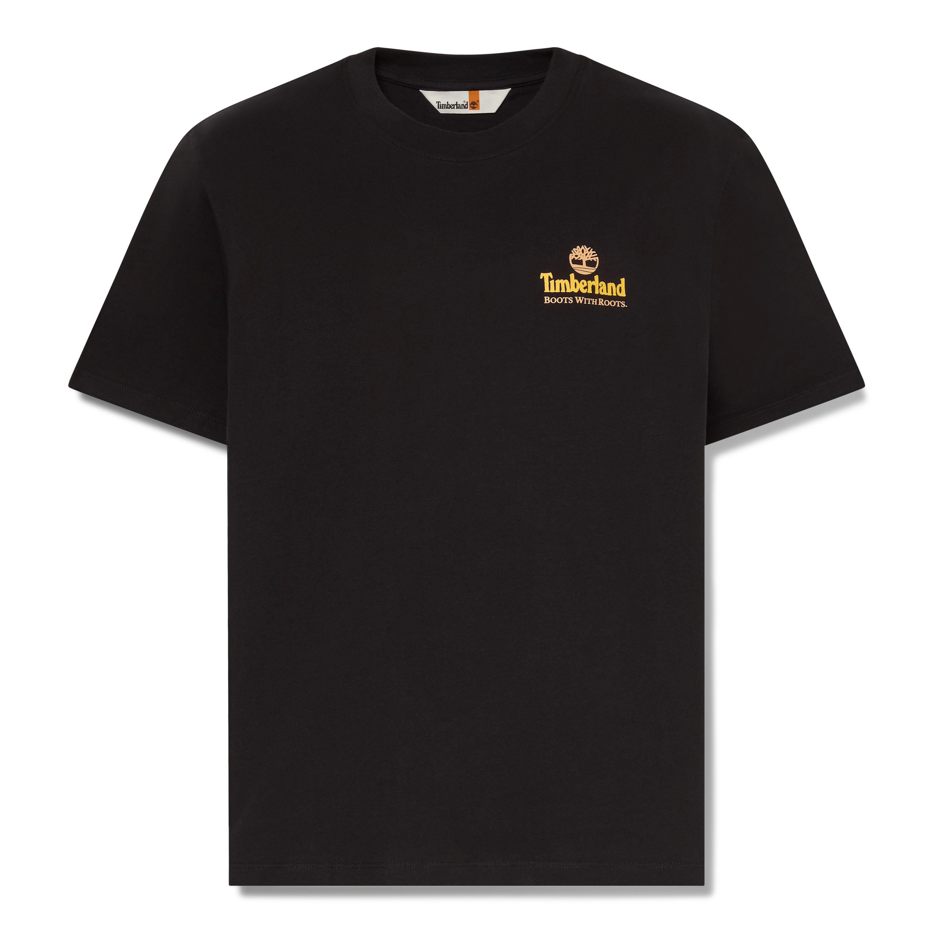 T-Shirt Illustrated Tree Logo Back Graphic