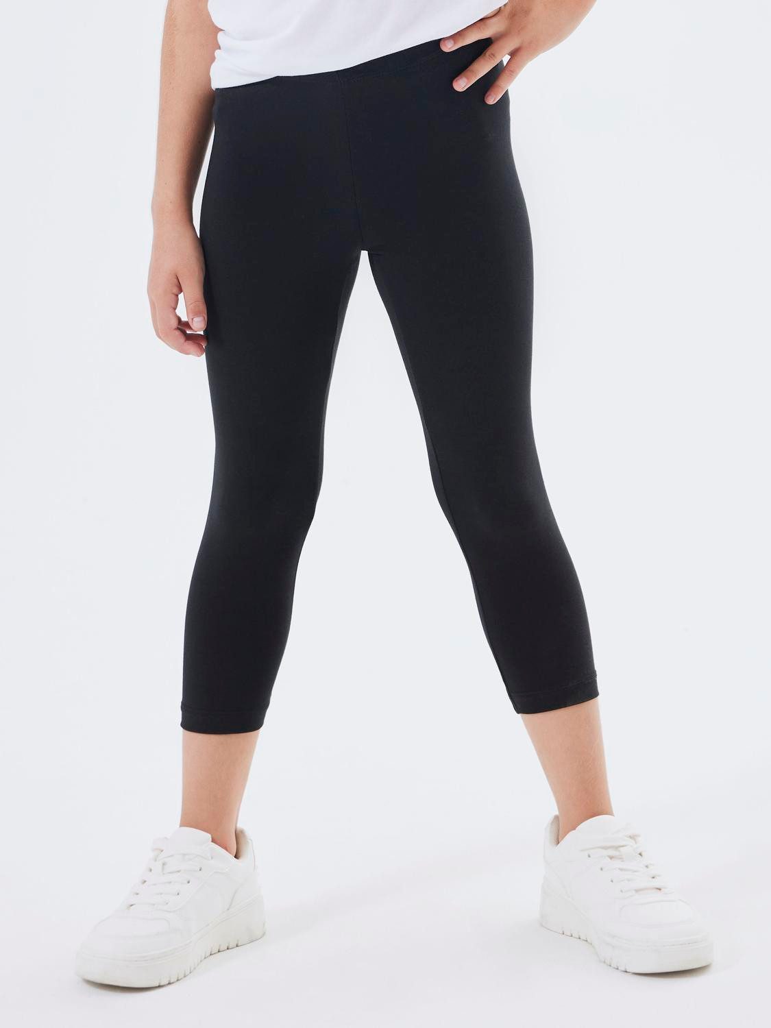 Name It Leggings 2er-Set wadenlang elastisch bequem für (2-tlg) NKFVIVIAN CAPRI LEGGING FF NOOS