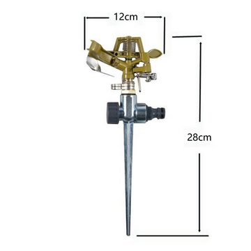 Rutaqian Sprühdüse Bewässerungssprinkler, geeignet für Rasengartenbewässerung