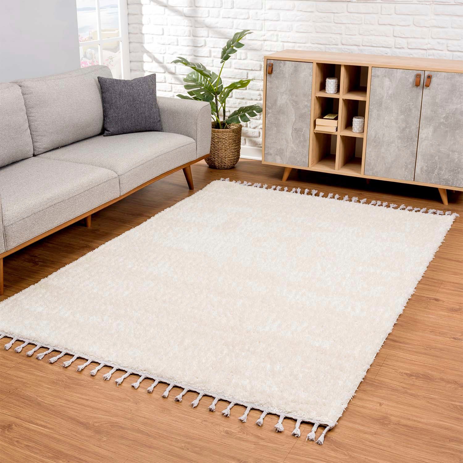 Carpet City Hochflor-Teppich Pulpy 100, rechteckig, Höhe: 30 mm, Läufer, we günstig online kaufen